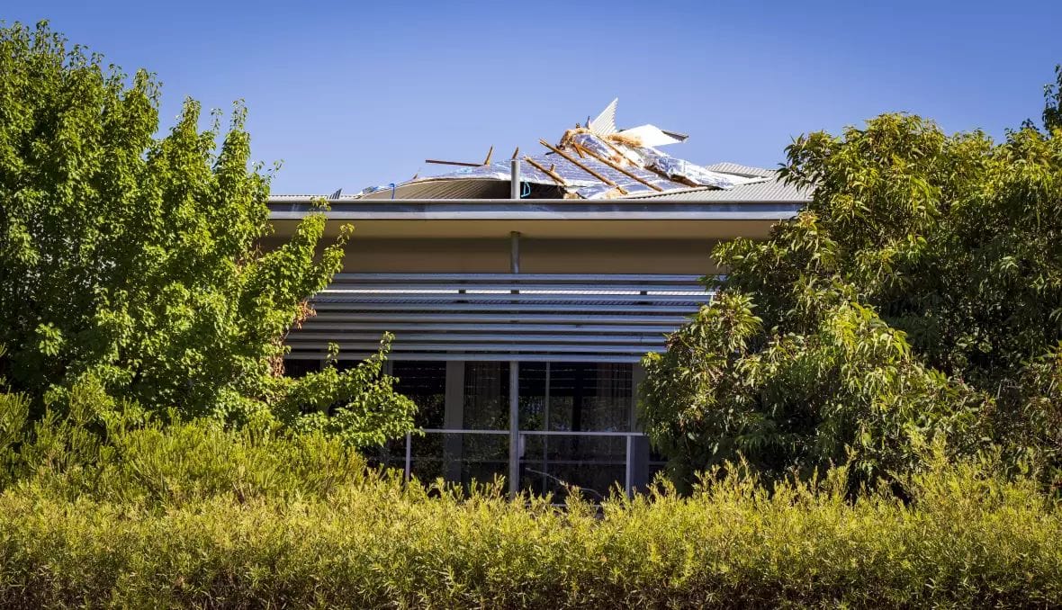 Estia Health Albury roof damaged during severe thunderstorms