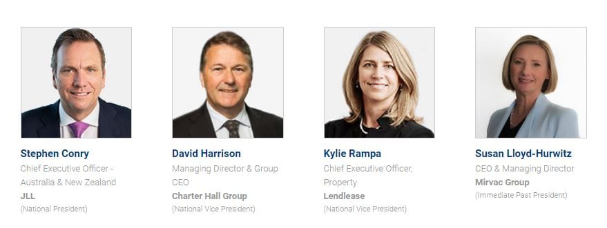 Property Council of Australia (PCA) elects new President and Board of Directors