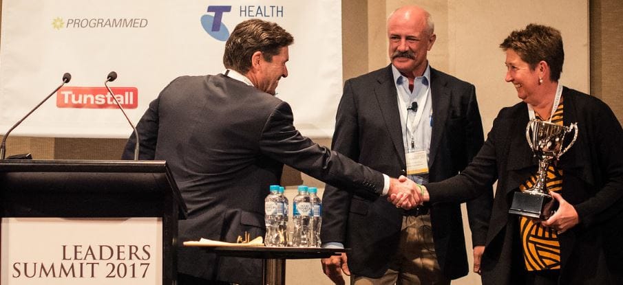 Alison Quinn and Debbie McClure joint winners for ‘Best Speaker’ 2016