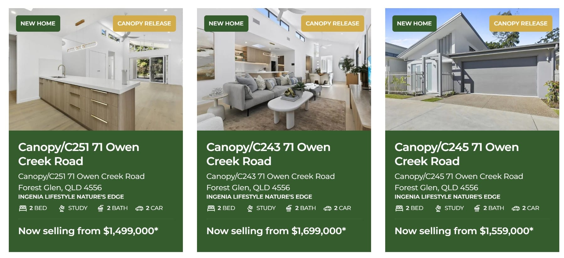 Final release of six homes at Ingenia Lifestyle's Over-50s Nature's Edge on QLD's Sunshine Coast