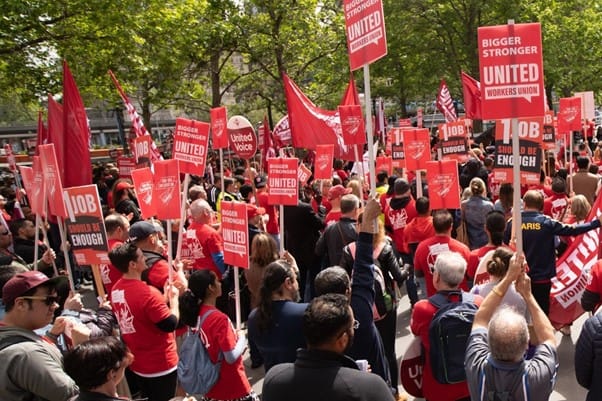 Thousands of aged care workers to strike ahead of election