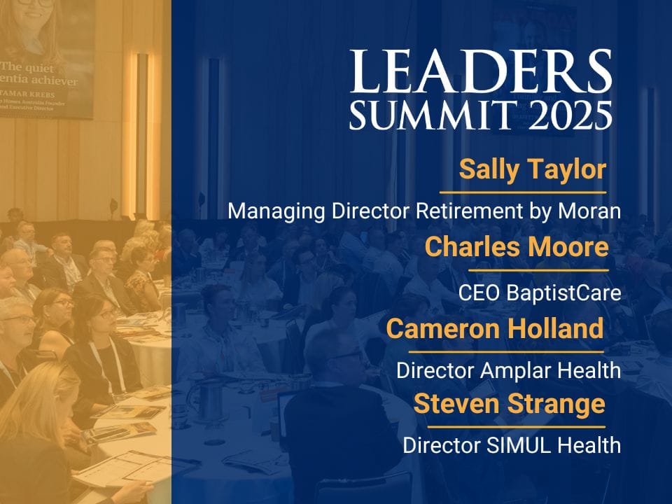 Planning tomorrow’s retirement villages: expectations, delivery, and funding