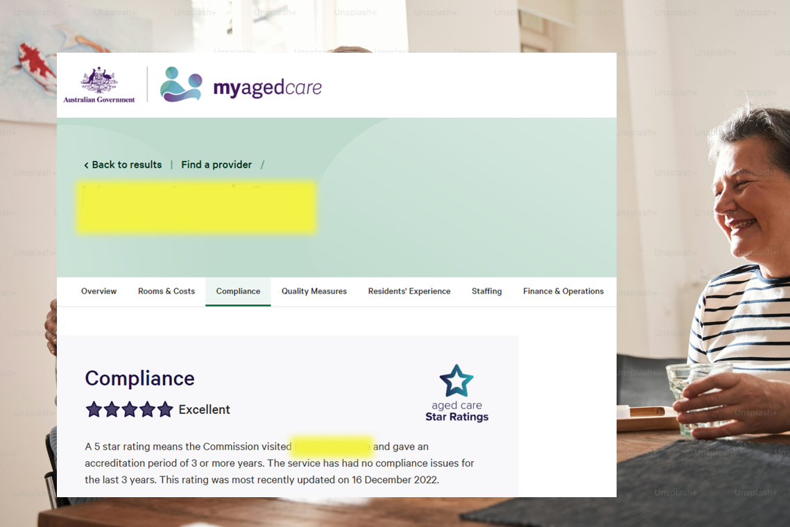 Aged care Star Ratings fail the pub test – especially on “Compliance”
