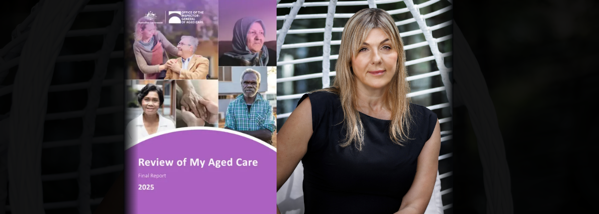 Inspector-General of Aged Care Natalie Siegel-Brown (pictured right)