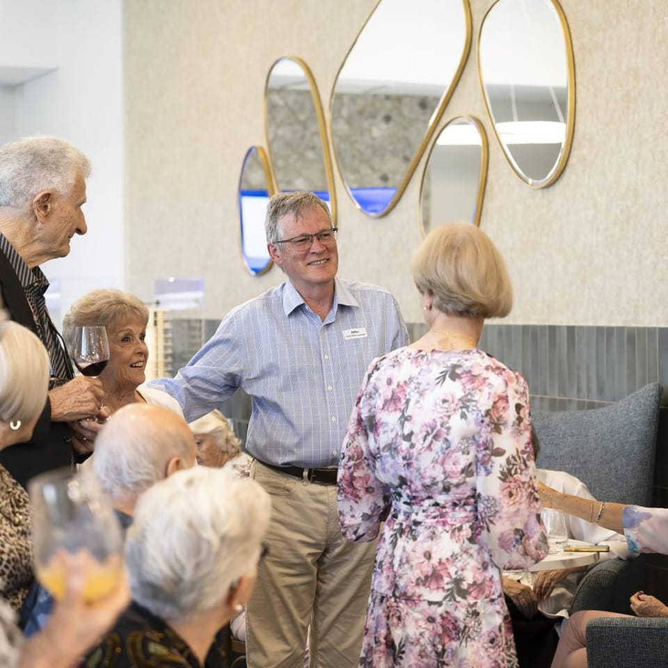 John Frame at Grandton opening