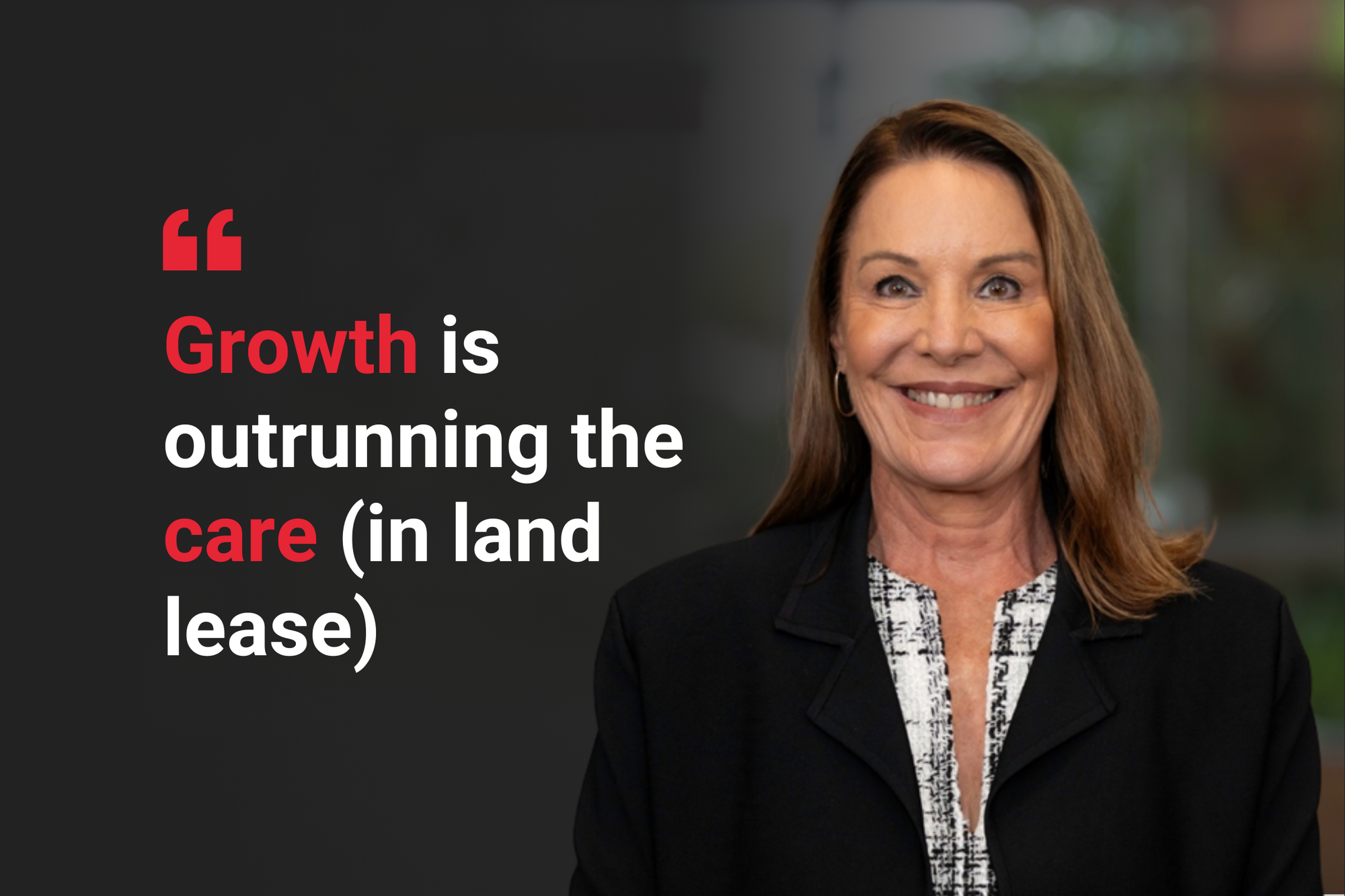 A new community every week: land lease goes institutional – but is the care equation catching up?