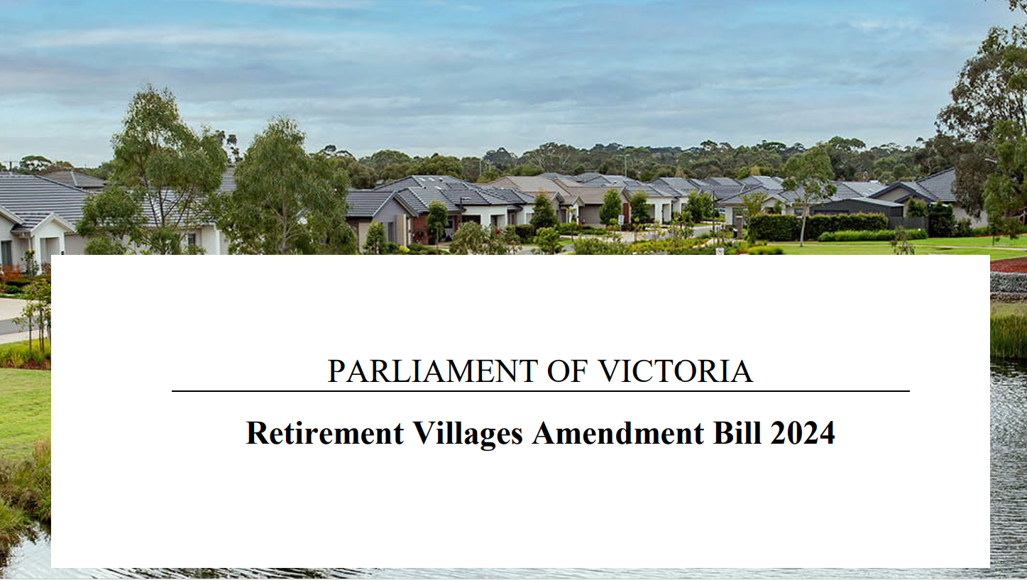 Why RLC seeks deferral of VIC’s Retirement Villages Act
