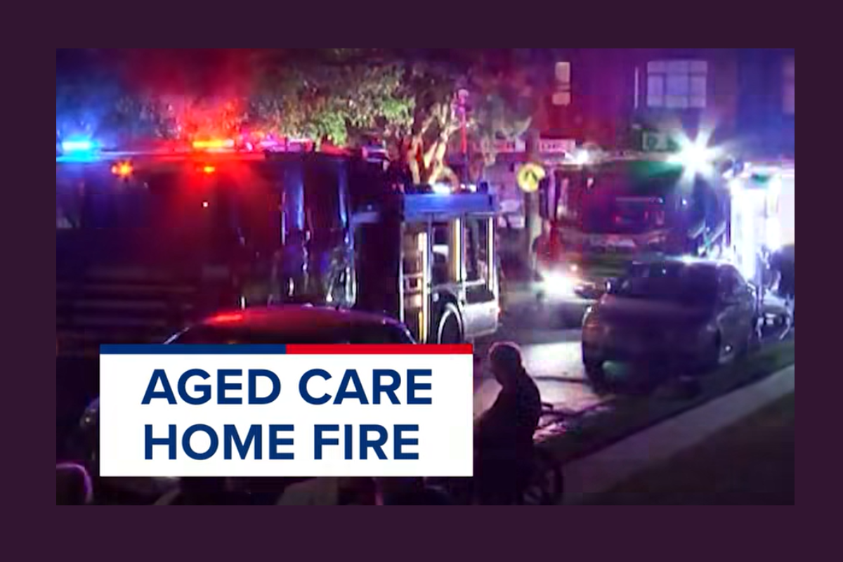 Aged care residents relocated as home catches fire