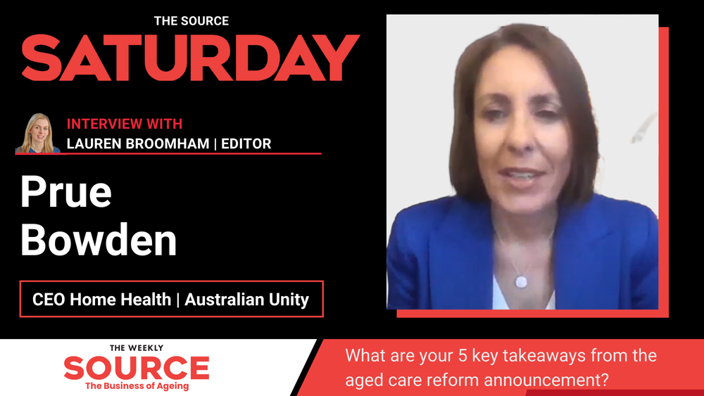 The sector speaks to The SOURCE video: Prue Bowden, Group CEO – Home Health at Australian Unity post image