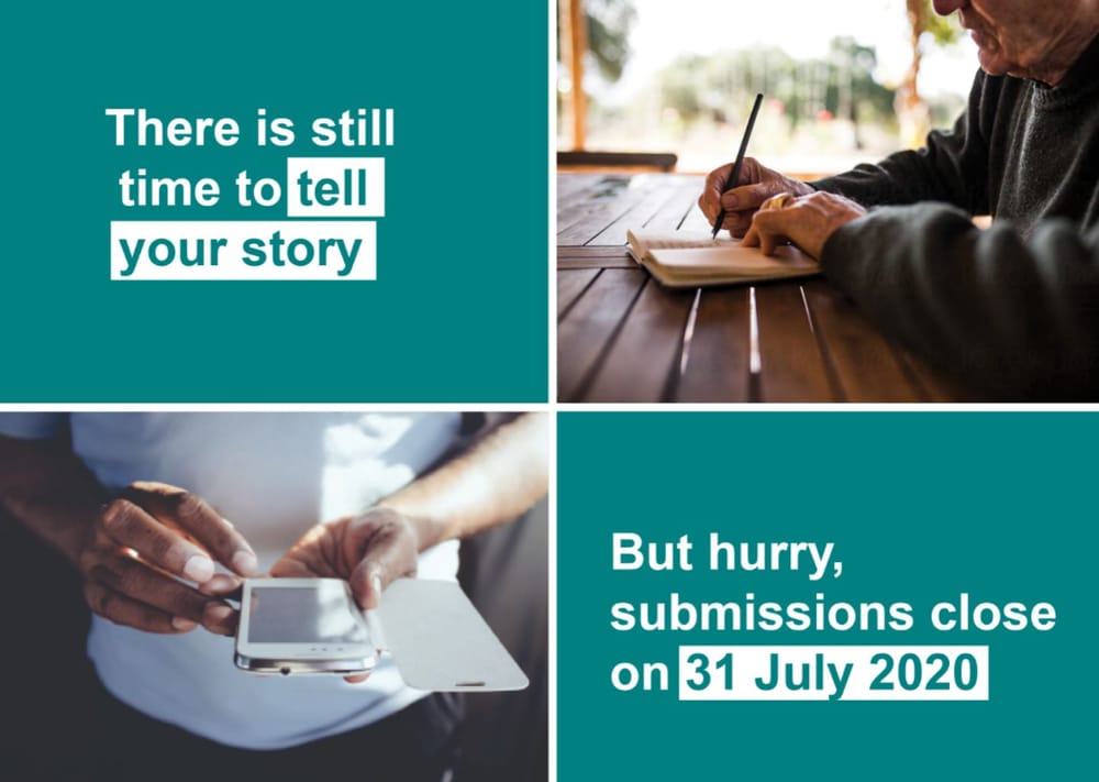 Reminder: Royal Commission submissions – including on impact of COVID – close on 31 July – plus submissions on funding and financing due by 4 August post image