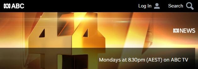 Next Monday night Four Corners will broadcast an aged care version of their retirement village investigation post image