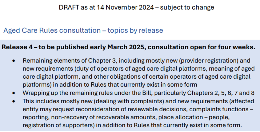 Govt's rules timeline provides some certainty but little comfort for aged care providers post image
