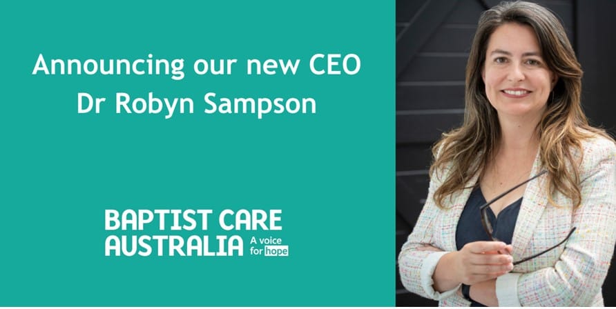 Baptist Care Australia appoints new CEO post image