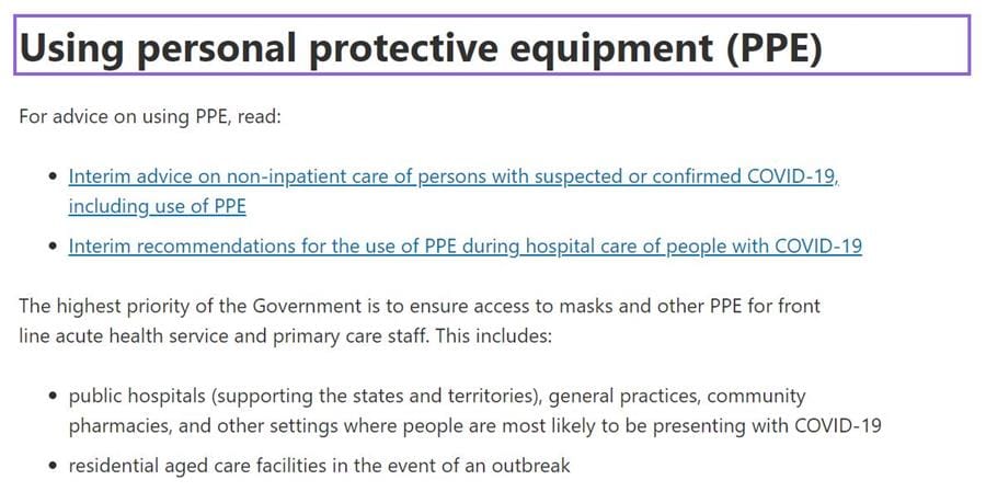 80 aged care providers request PPE from National Medical Stockpile in past two weeks – as ABC highlights the lack of PPE for home care staff post image