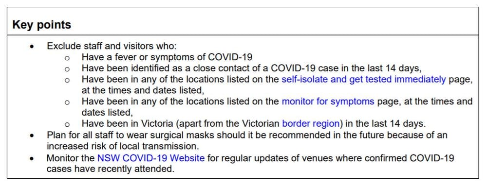 Masks no longer required in NSW aged care homes post image