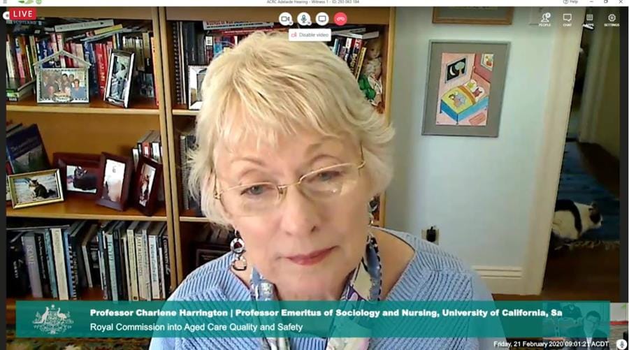 Minimum staffing levels must include RNs plus PCAs – and incentivise NFP providers over For Profits – professor behind US nursing home ratings system tells Commission post image