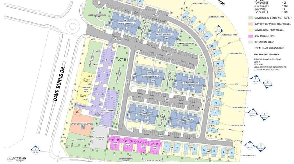 Community Housing Queensland lodge plans for 196 over 55s homes in West Gladstone post image