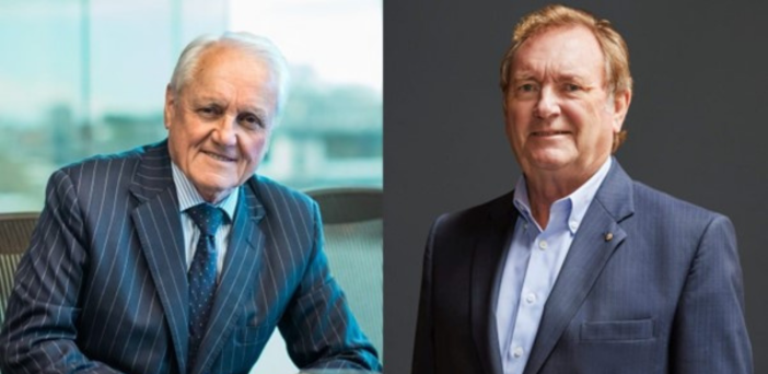 Eureka Group Executive Chairman Murray Boyte and Director Greg Paramor AO show faith post image