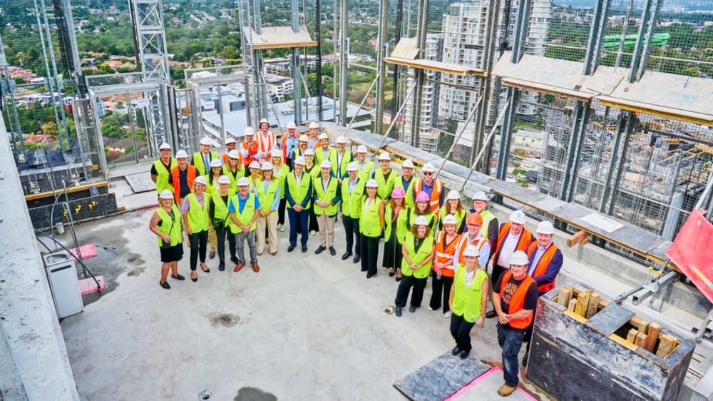 Levande tops out Sydney vertical village, marking major milestone in $3B growth plan post image