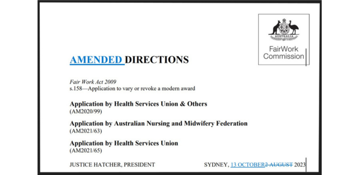 ACCPA Conference clash sees FWC grant extension post image