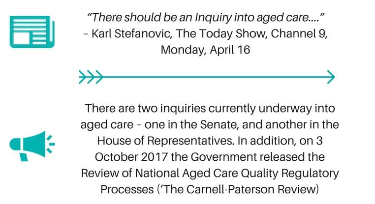 Busting aged care “media myths”: ACSA launches new social media ‘untruths’ series post image