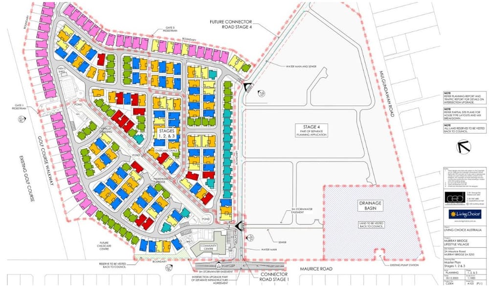 Living Choice expands development program with a land lease community resort in Murray Bridge, SA post image