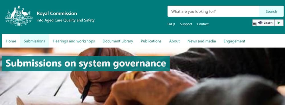 Just five days left to have your say on the relationship between Government and aged care providers – no guarantee of a hearing because of COVID-19 post image