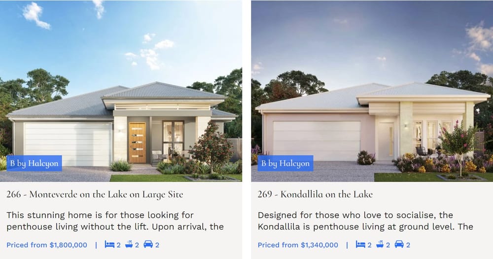 Look at the house prices at Stockland’s B by Halcyon, UDIA National Awards winner post image