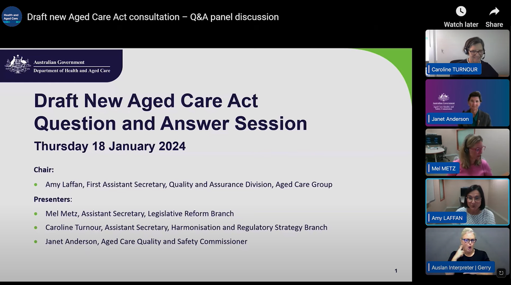 Concerns around tight timeframe for new Aged Care Act post image