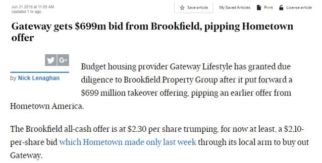 Village marketers should be aware that the competition stakes are about to jump with land lease communities post image