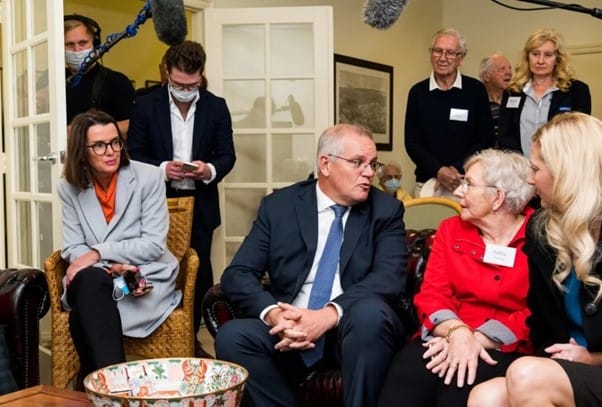Retirement villages and LLCs front and centre for Morrison and Albanese for TV moments post image