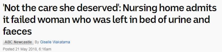 ABC puts spotlight on failures at Newcastle aged care home – one year later post image