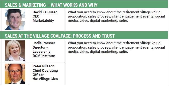 Retirement villages sales in a difficult market - learn at the village Summit post image
