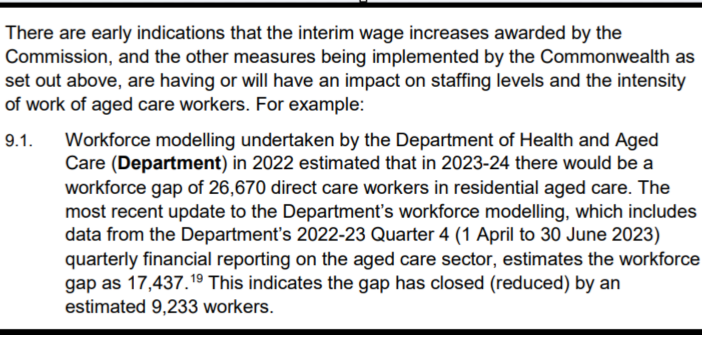 Aged care sector now short of 17,000 workers post image