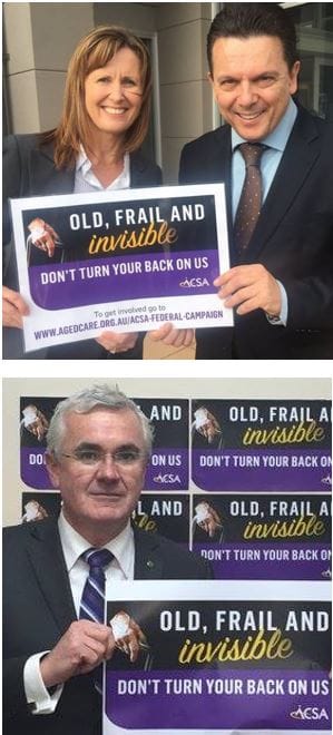 ACSA looks to the Greens and Nick Xenophon for inquiry into aged care cuts post image