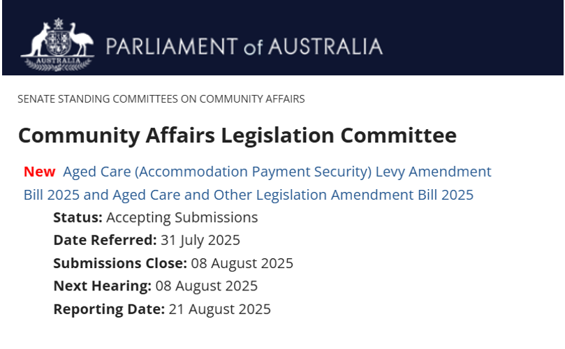 New aged care laws face second Senate grilling post image
