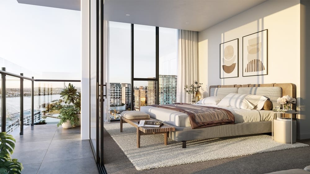 First stage of Ozcare’s Rendu Towers vertical village in Brisbane 40% sold out post image