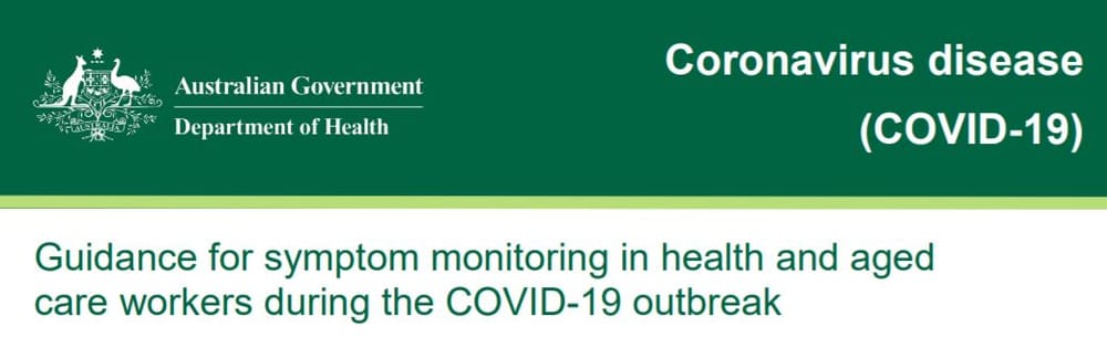 Department of Health reminds providers to tell sick staff to stay at home – and screen staff and visitors – after Queensland aged care nurse tests positive post image