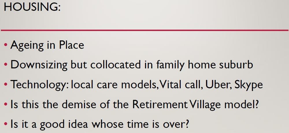 Kathryn Greiner asks of retirement villages: “Is it a good idea whose time is over”? post image