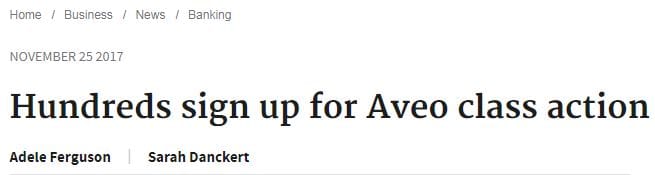 Aveo Class Action in Fairfax spotlight but stumbles at the starting post post image