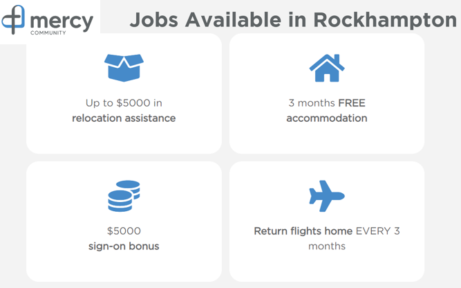 Desperate Mercy Community offers $10K and flights home to fill aged care vacancies in QLD city post image