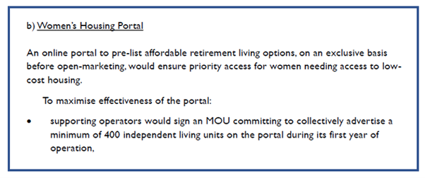 At last, a proactive initiative from the retirement village sector – and asking for just a small amount of cash post image