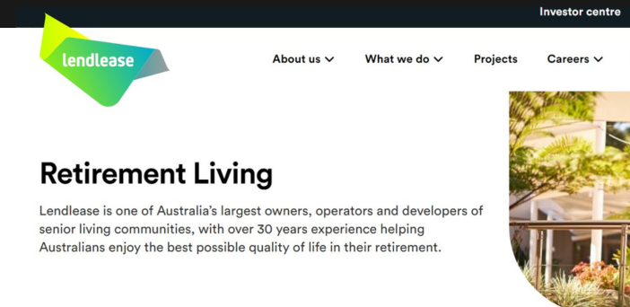 Is Lendlease going to quit retirement living? post image