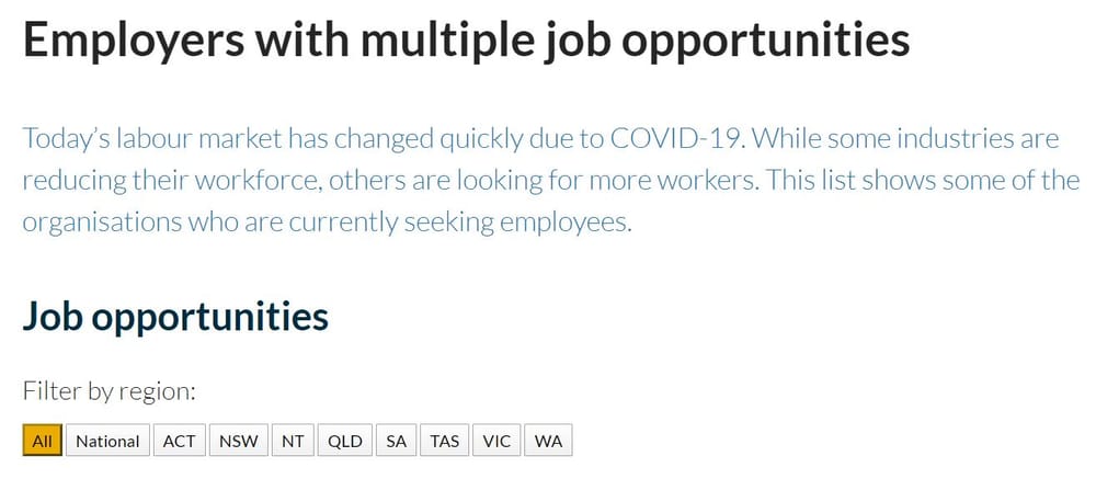 Department of Health advises short-staffed providers to use free Government Jobs Hub post image