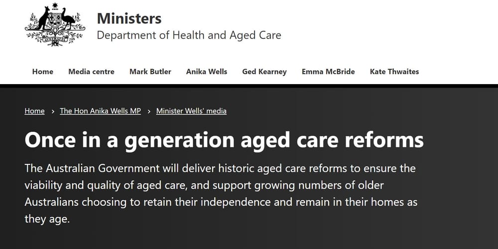 Main changes to the new Aged Care Act at a glance post image