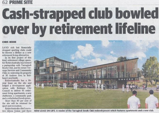 Brisbane Council scraps plans for villages and aged care on sports land over “community controversy” – RetireAustralia and Aura hit post image