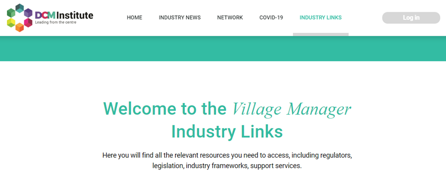 DCMI provides hands on support and resources to Village Managers with the introduction of our new Industry Links page post image