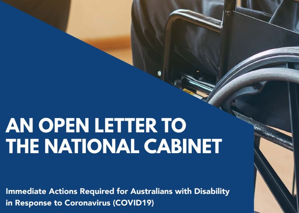 70 disability advocacy organisations push National Cabinet for same access to PPE as aged care workers after support worker dies from COVID-19 post image