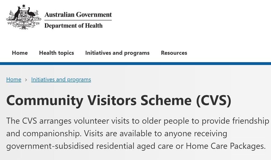 Providers asked to refer isolated people in their care to the Community Visitors Scheme (CVS) post image