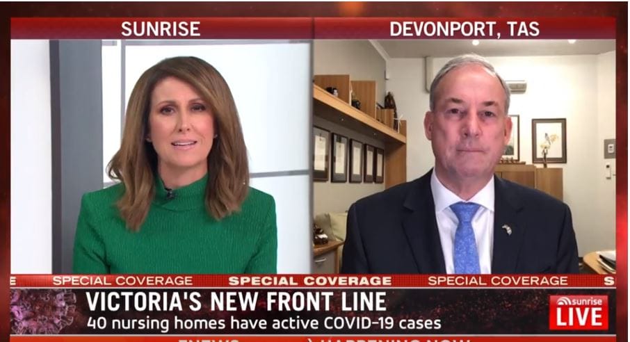 Aged Care Minister on outbreaks in Victorian homes – “we need to stop community spread” post image